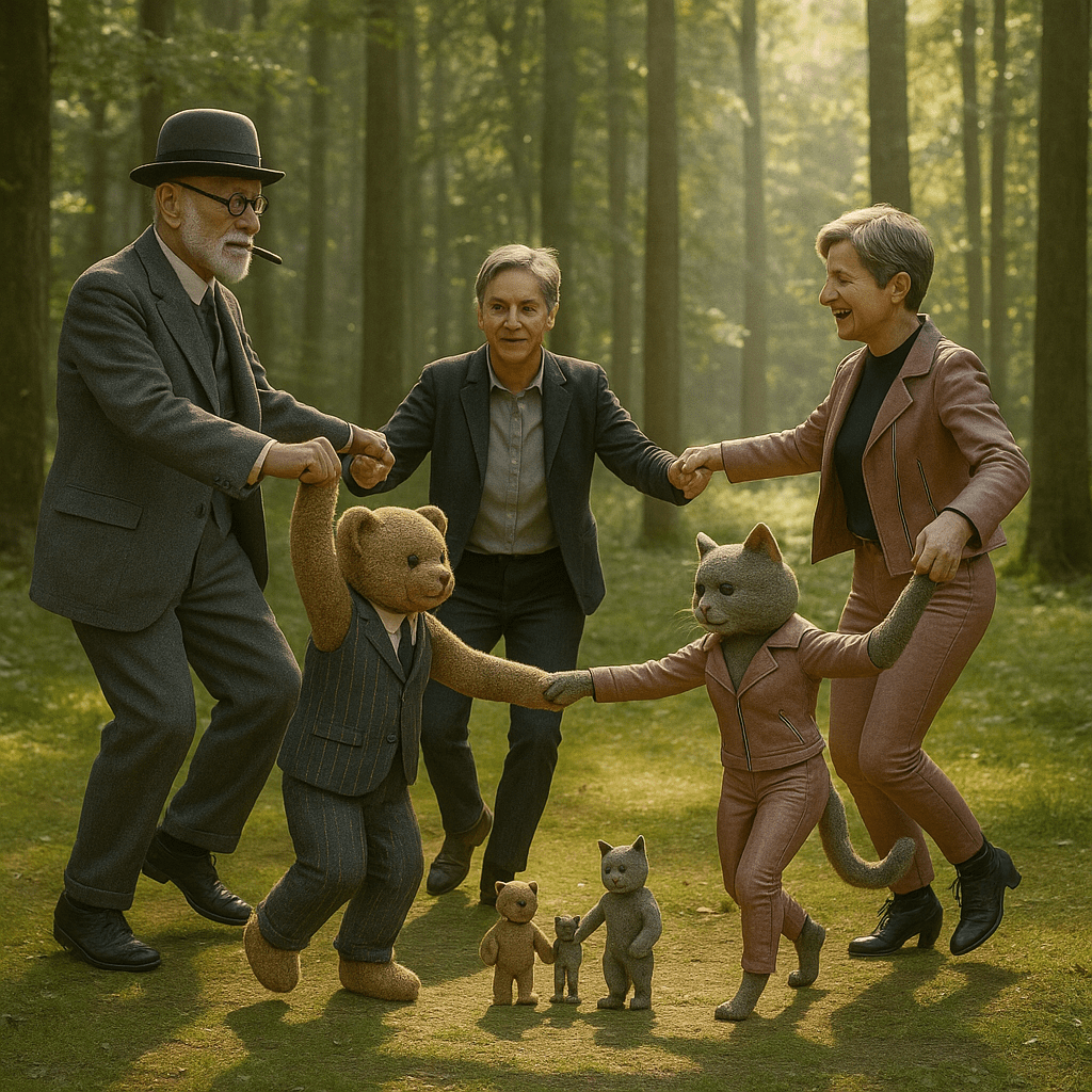 Towards a Radical Psychoanalysis of TEDDY and CAT (~NU relations and the Morphogenesis of a Zoomorphic Collective&nbsp;Unconscious)